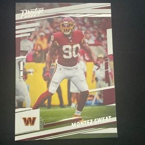 Montez Sweat : 2022 panini prestige football #299